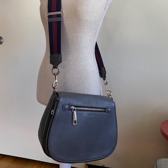 MARC JACOBS 'GOTHAM' LEATHER SADDLE BAG - Picture 6 of 12